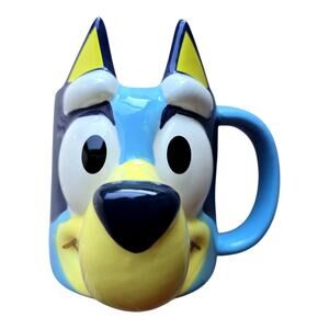 Zak Designs Bluey Ceramic Character Coffee Mug 15 OZ 3D Sculpted Collectible New